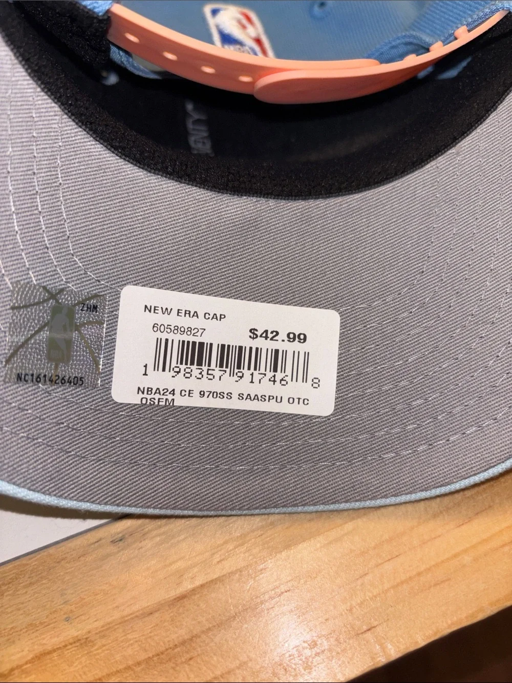 New Era Light Blue San Antonio 9SEVENTY Cap